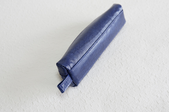 トカゲ革　天ファスナー　薄型ペンケース 4枚目の画像