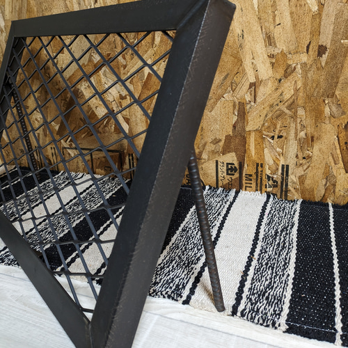 メッシュパネル アイアンスタンド 2way その他インテリア雑貨 hana