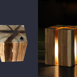 木の間接照明 Ⅲ Indirect lighting of wood 1枚目の画像