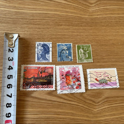 フランス古切手】フランスの切手 6枚セット プラスおまけ4枚 計10枚