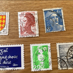 【フランス古切手】フランスの切手　６枚セット 3枚目の画像