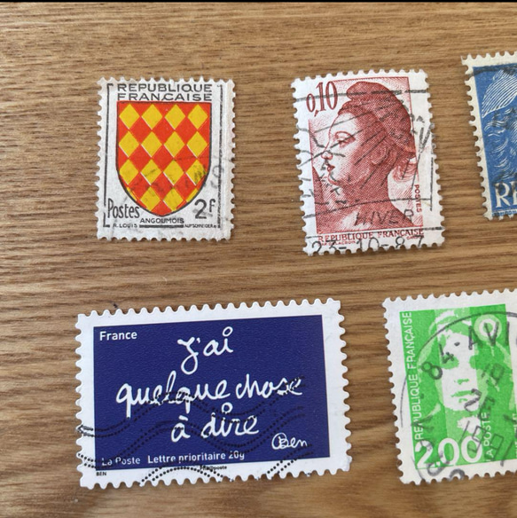 【フランス古切手】フランスの切手　６枚セット 2枚目の画像