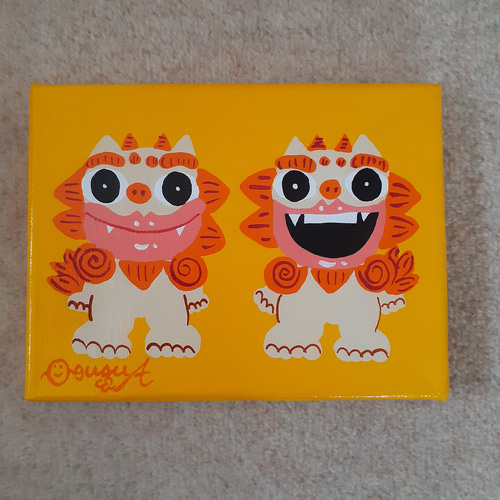 イラストレーション作品自作F0号