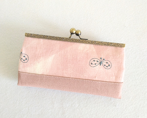 ミナペルホネン choucho 浮足がま口長財布 長財布 mottey 通販