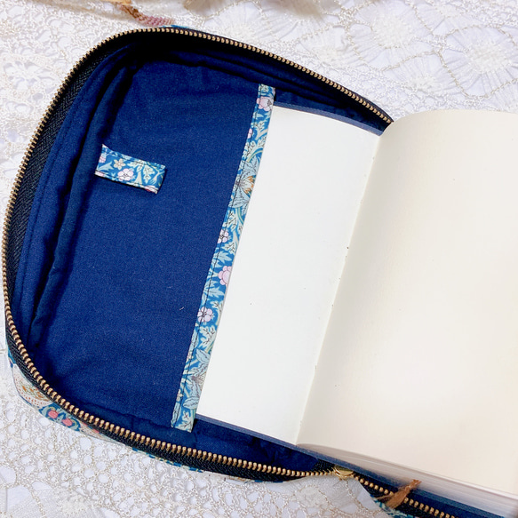 小型聖書カバー［BOXタイプ］✳︎ ストロベリースィーフー✳︎ターコイズ 7枚目の画像