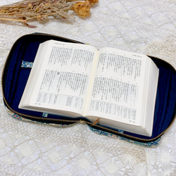 小型聖書カバー［BOXタイプ］✳︎ ストロベリースィーフー✳︎ターコイズ 9枚目の画像