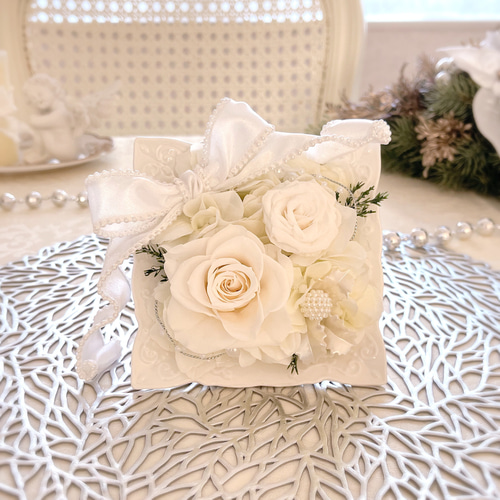 冬のフレームアレンジ♪プリザーブドフラワー♪ プリザーブドフラワー