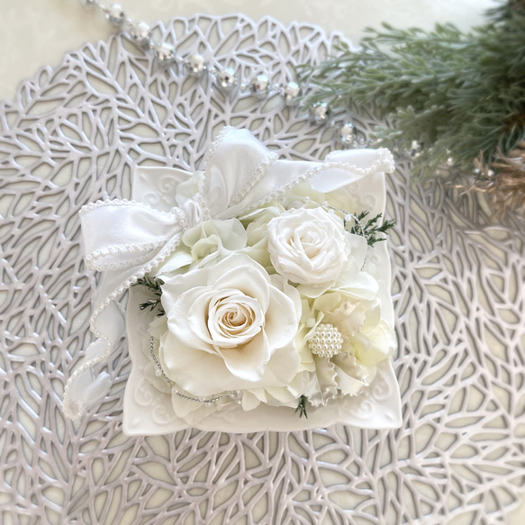 冬のフレームアレンジ♪プリザーブドフラワー♪ プリザーブドフラワー