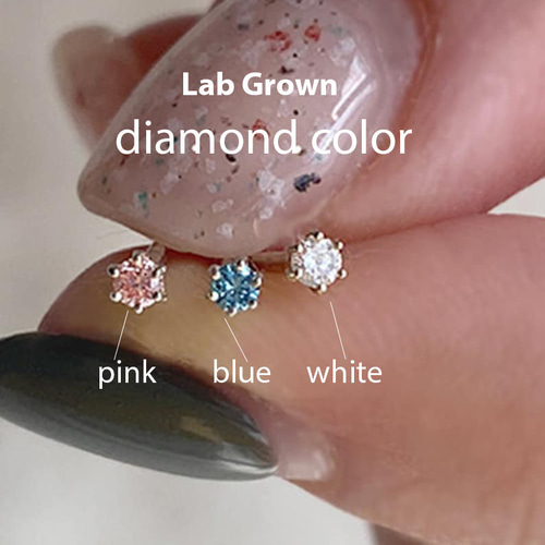 14K金 ゴールド Cz, MOISSANI, ダイヤモンド 鼻ピアス ノーズ