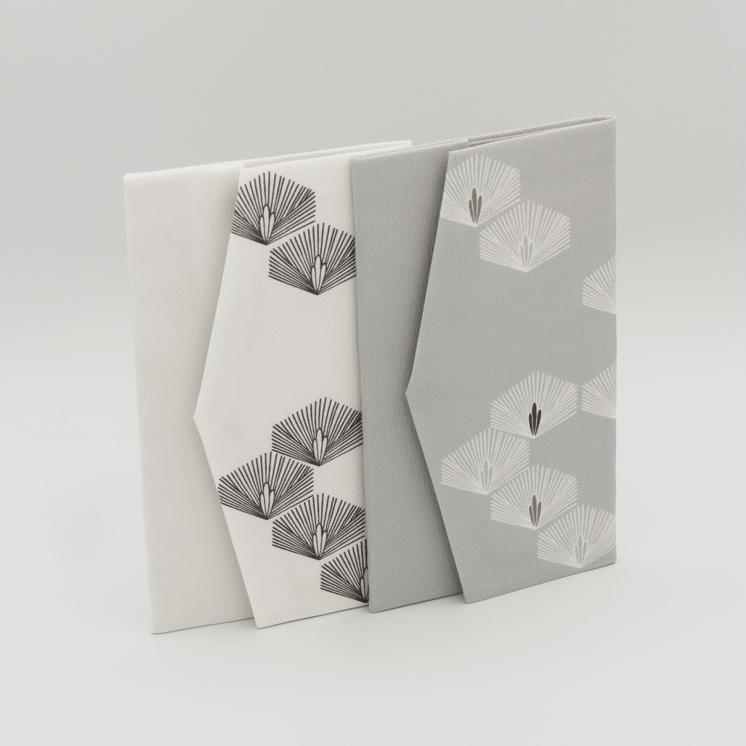 京友禅　金封袱紗（ふくさ）『ONE TONE』　松　モノトーン