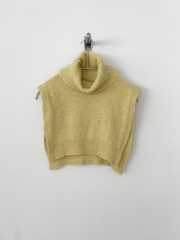手編み機による　Rosie Cotton Silk Sweater 2枚目の画像