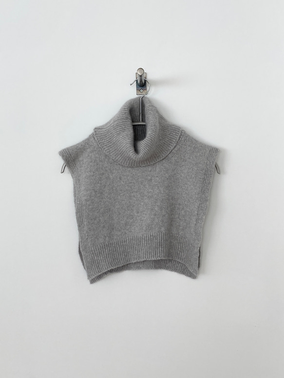 手編み機による　Rosie Cotton Silk Sweater 1枚目の画像