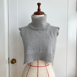 手編み機による　Rosie Cotton Silk Sweater 10枚目の画像
