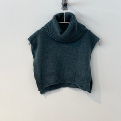 手編み機による　Rosie Cotton Silk Sweater 3枚目の画像