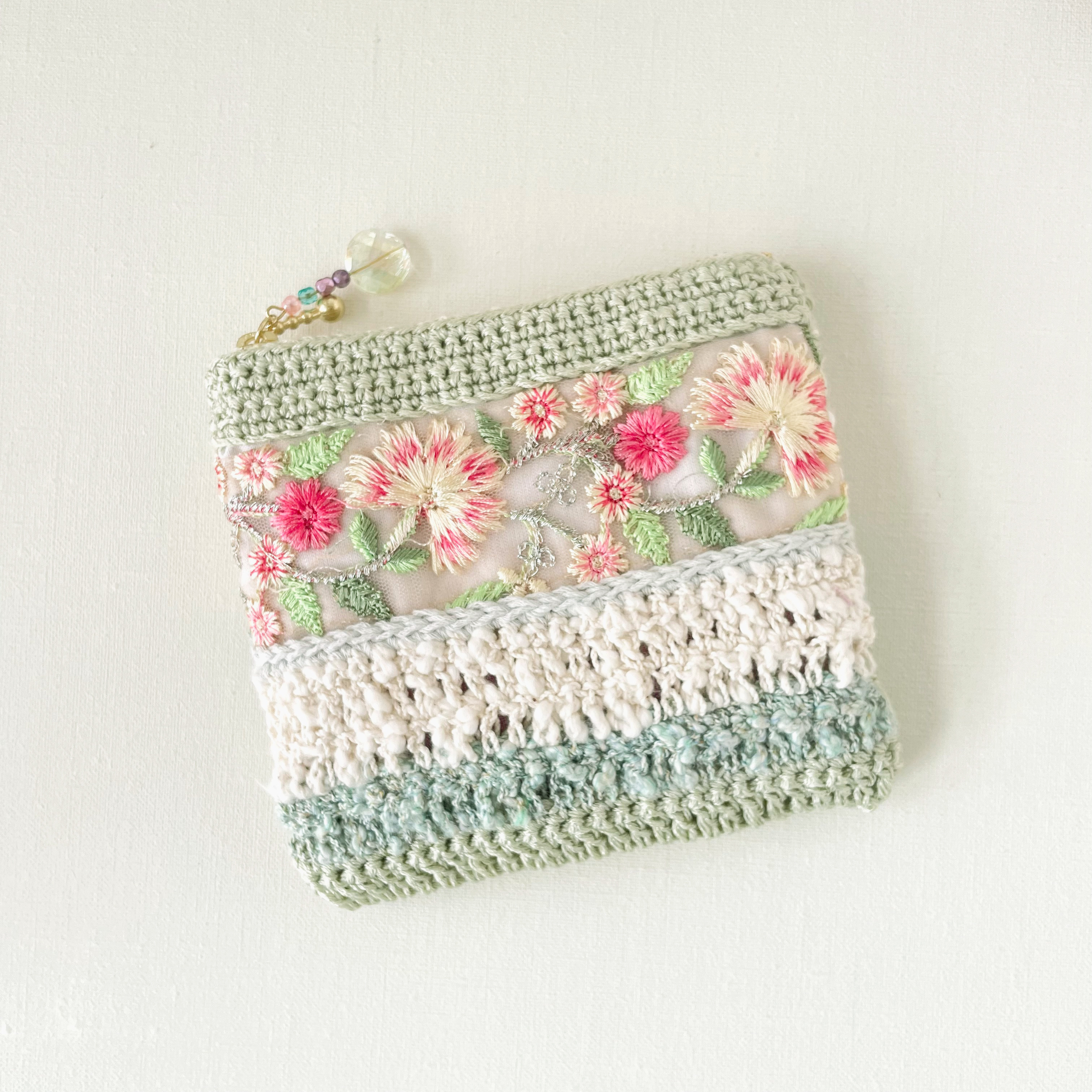 5個) ファッション インド伝統的 Potli GOTA チェック ポトリバッグ ゴタワーク付きハンドメイドポーチ ジュエリー