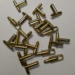 真鍮無垢　カフスパーツ　１０セット　CUFFLINKS 6枚目の画像