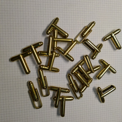 真鍮無垢　カフスパーツ　１０セット　CUFFLINKS 3枚目の画像
