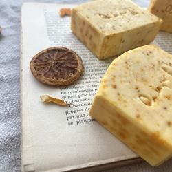 【SALE】温州みかんの石鹸　蜜柑石鹸　Mandarine Soap ハンドメイド石鹸　雑貨石鹸　【1個】 2枚目の画像