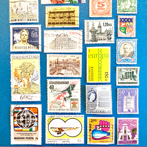 海外の美しいヴィンテージ切手.。＊60枚アソートセットG その他素材 