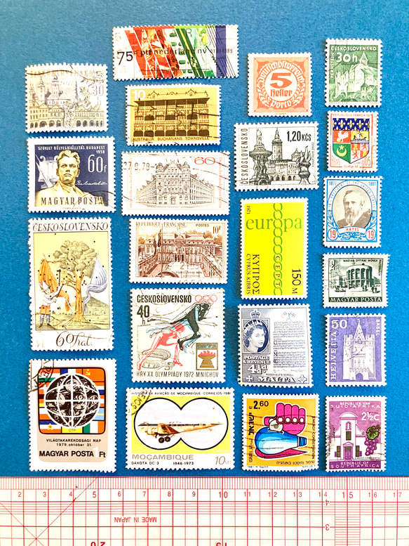 ＊.。海外の美しいヴィンテージ切手.。＊60枚アソートセットG 12枚目の画像