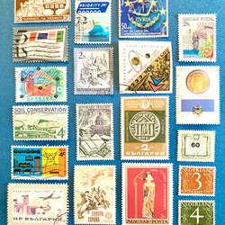 ＊.。海外の美しいヴィンテージ切手.。＊60枚アソートセットG 10枚目の画像