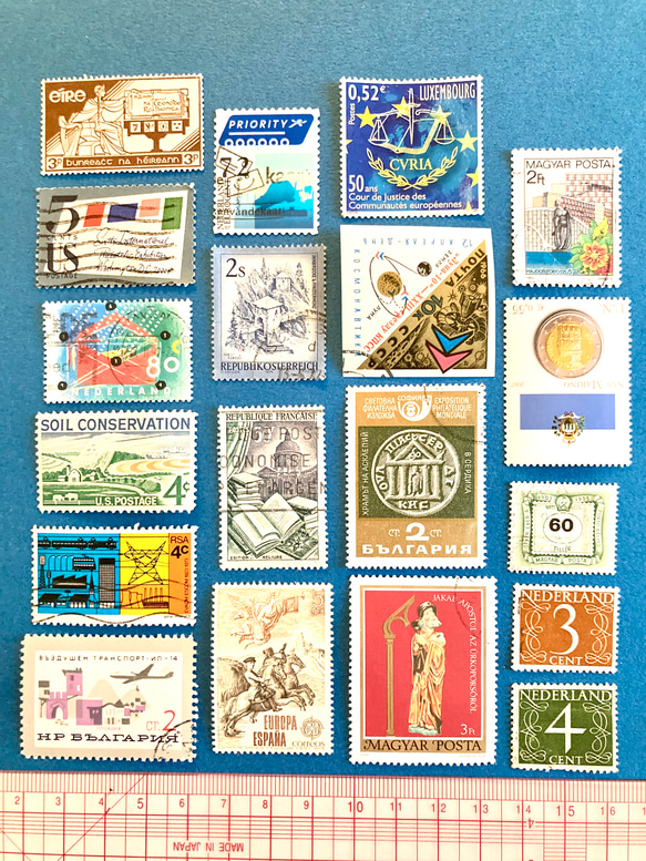 ＊.。海外の美しいヴィンテージ切手.。＊60枚アソートセットG 10枚目の画像