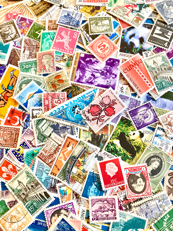 ＊.。海外の美しいヴィンテージ切手.。＊60枚アソートセットG 7枚目の画像