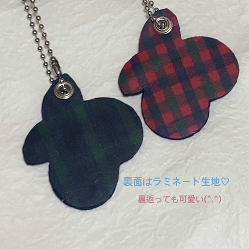 ワッペンなし】ハンドメイドファミリアチェックさくらんぼ