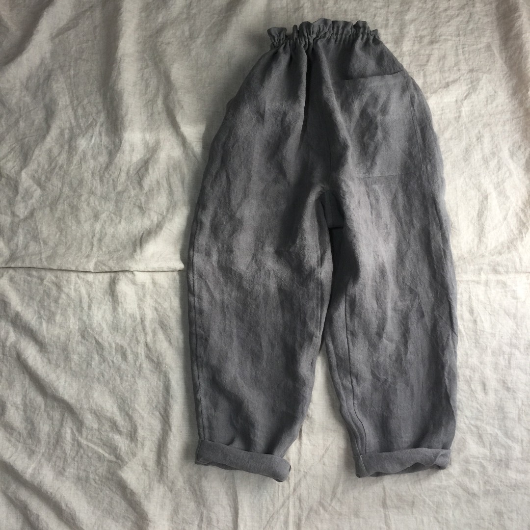 リネンのもんぺ　ねずみ色 リネンのもんぺ ねずみ色 ロングパンツ nuuMonpe 通販 12123588