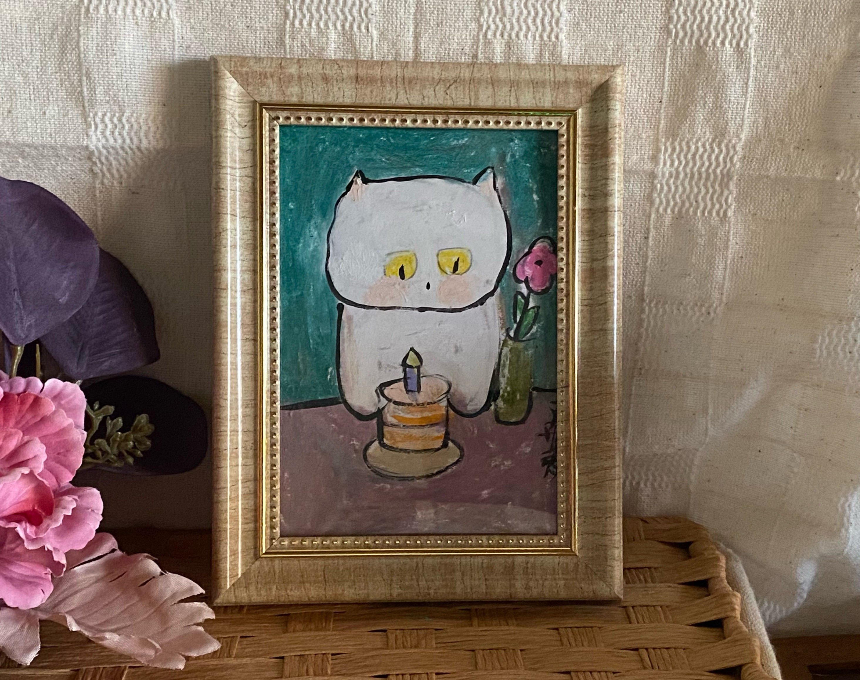 ○milk cocoa様専用 しろつめぐさのかおり 絵画原画