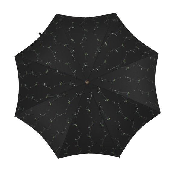 【受注生産】オリーブの雨傘　 4枚目の画像