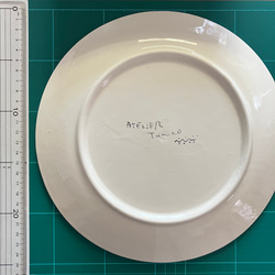《送料無料》アトリエターコの飾り皿「黒紋様HENBITO」 3枚目の画像
