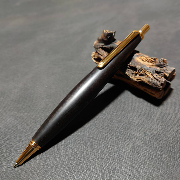 沖縄材 琉球黒檀 八重山黒木 ウッドシャープペンシル【送料・ギフト