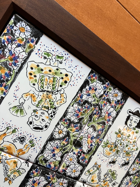 《送料無料》スペインタイルアート～アトリエターコのHENBITOシリーズ～「黒紋様」 《送料無料》スペインタイルアート～アトリエターコのHENBITOシリーズ～「黒紋様」 《送料無料》スペインタイルアート～アトリエターコのHENBITOシリーズ～「黒紋様」 FKP1409844882(10725円)