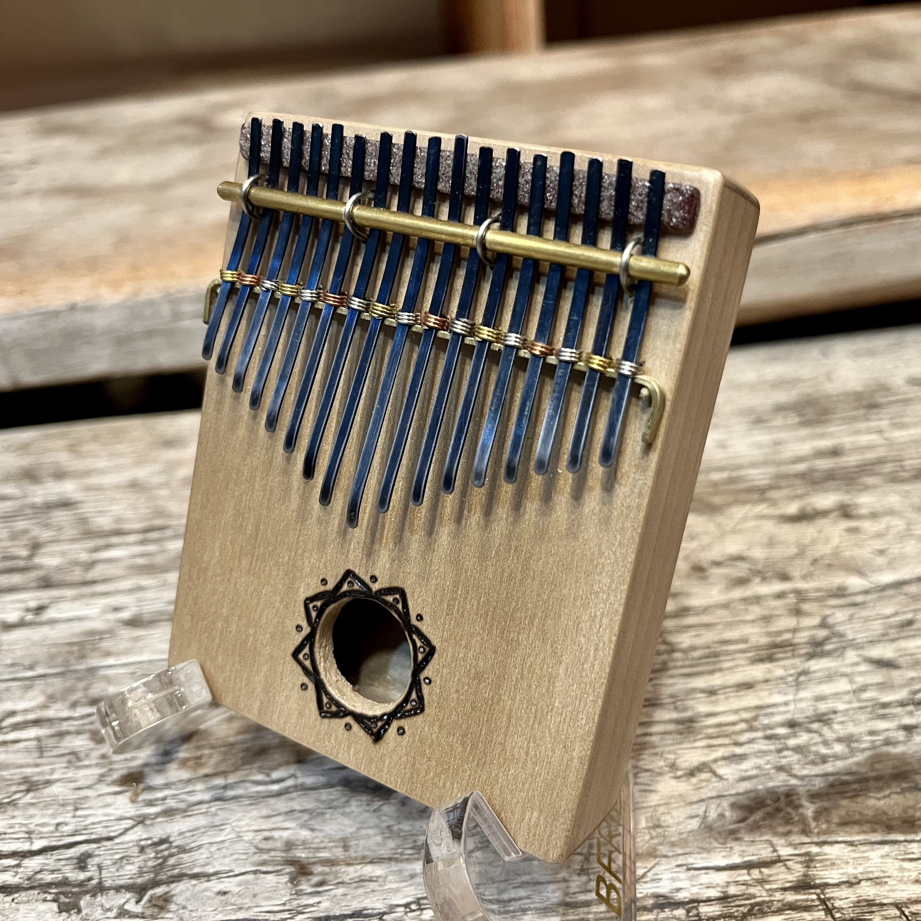 夢弦工房 カリンバ 12半音 木製 ハンドメイド 癒しの親指ピアノ 12半音 木製 夢弦工房 癒しの親指ピアノ カリンバ ハンドメイド