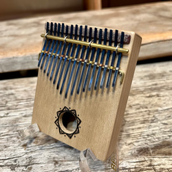 カリンバ(親指ピアノ) 木箱 Ms 17キー リボン鋼ver 楽器・アクセサリ