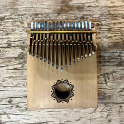 カリンバ(親指ピアノ)　木箱 Ms 17キー　リボン鋼ver 2枚目の画像