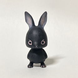 トコトコウサギ(ブラック) Ver.2 2枚目の画像