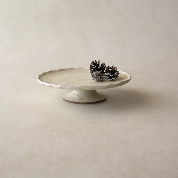 陶器 コンポート / ケーキスタンド 中皿 すみれ窯 通販 16892052