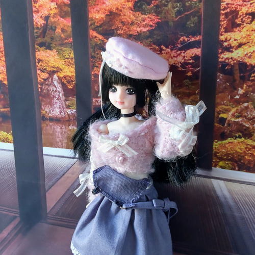 リカちゃん服　722 オフショルダーセットアップ リカちゃん服 722 オフショルダーセットアップ リカちゃん 服 オフ