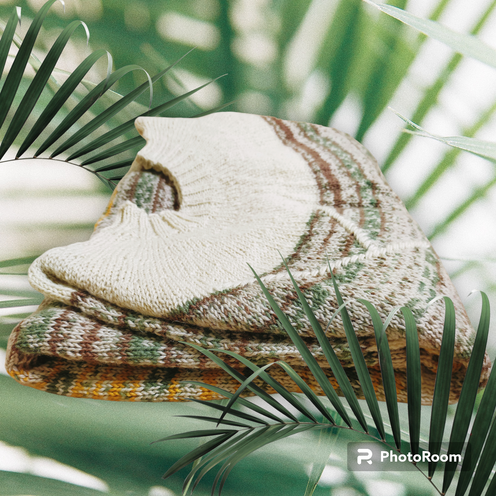 UNISEX手編みセーター編みました