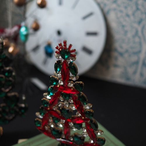 チェコガラスツリーpurpleXviolet その他インテリア雑貨 *LULU