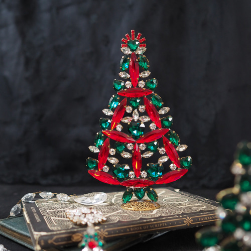 チェコガラスツリーpurpleXviolet その他インテリア雑貨 *LULU