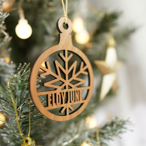 名入れオーダーメイド】クリスマスオーナメント その他インテリア雑貨