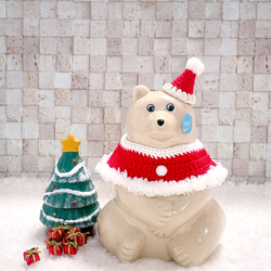 Creema限定 しろくま貯金箱用 クリスマスセットB (サンタ帽) その他