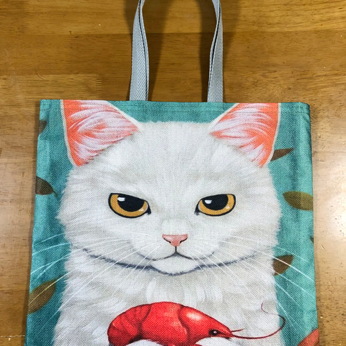 ハンドメイド☆トートバッグ(猫柄) 行き渡り
