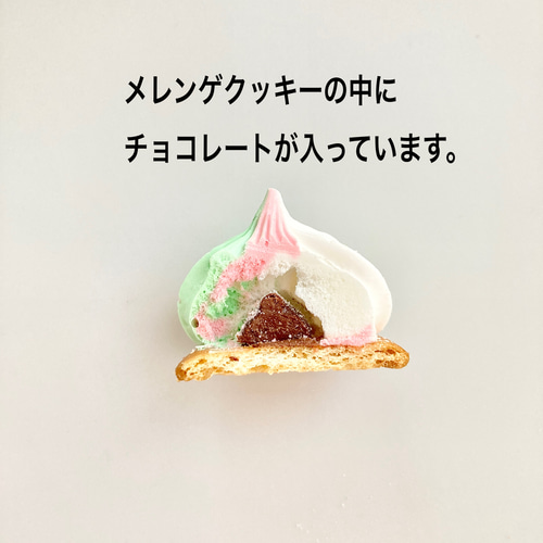 xmasメレンゲクッキー　焼き菓子　チョコ クリスマスチョコ入りメレンゲクッキー クッキー にじいろクッキー