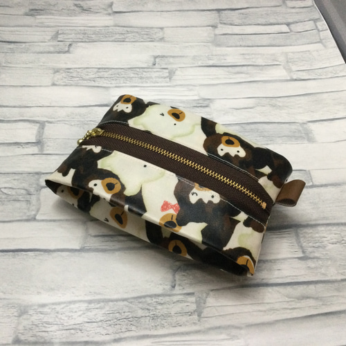 在庫SALE⭐︎ミニウェットティッシュポーチ 白くま茶くま 汗拭きシート  