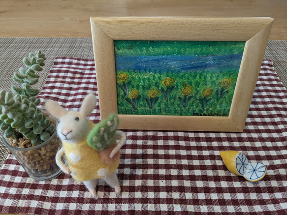 油彩　たんぽぽ たんぽぽ】30×30mm *10094* (A) | &made - シーリングスタンプ専門店