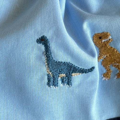 受注製作・サイズ色々/恐竜刺繍・ランチョンマット・男の子 受注製作・サイズ色々/恐竜刺繍・ランチョンマット・男の子